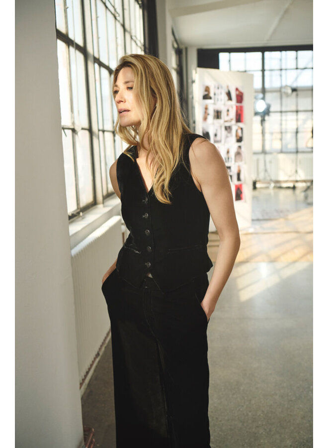 VESTE S. MCH VELOURS MALENE NOIRE