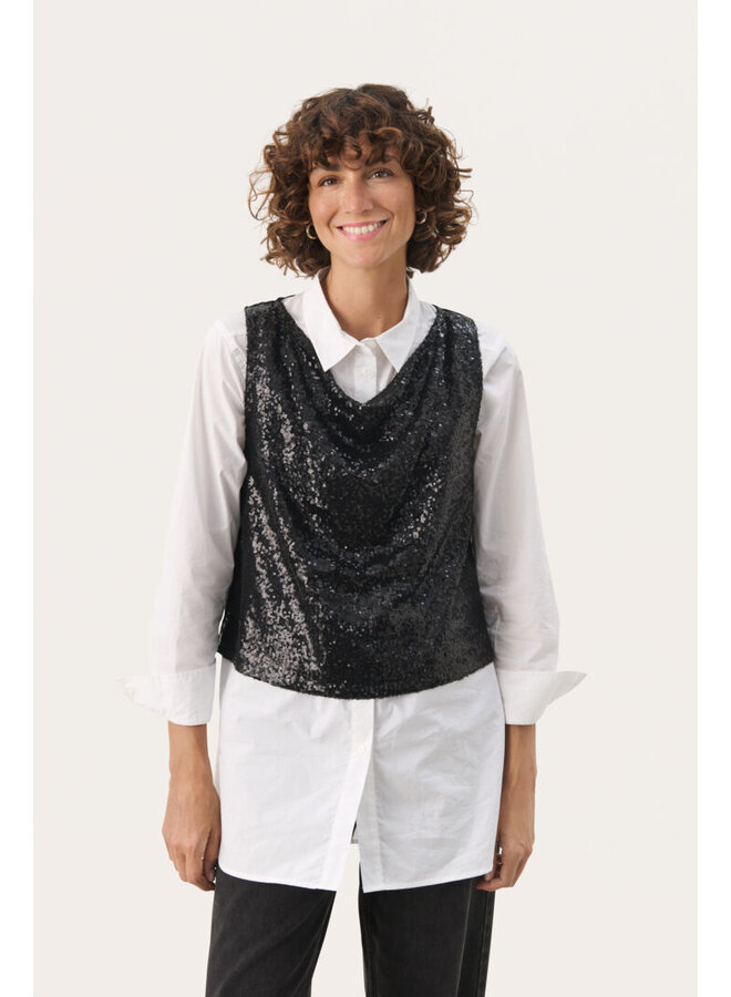 CAMI PAILLETTE MALIKKA NOIRE