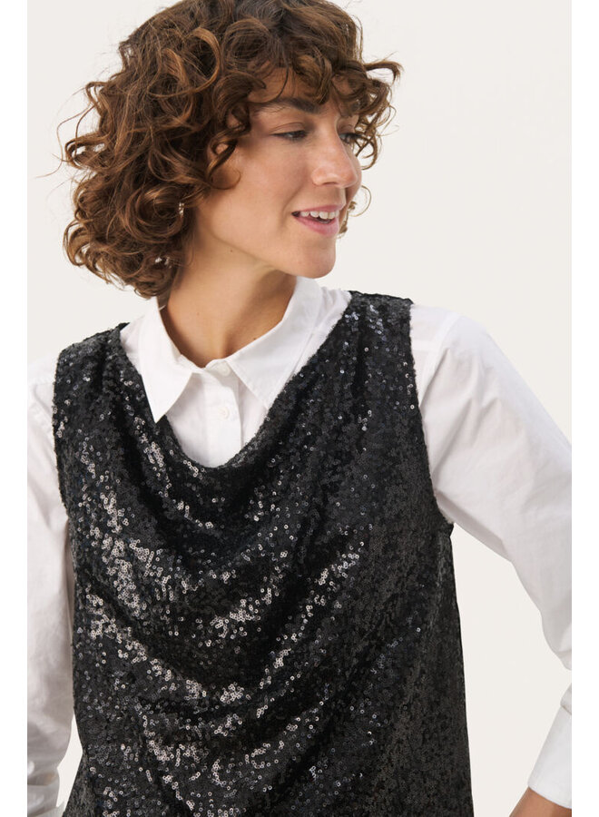 CAMI PAILLETTE MALIKKA NOIRE