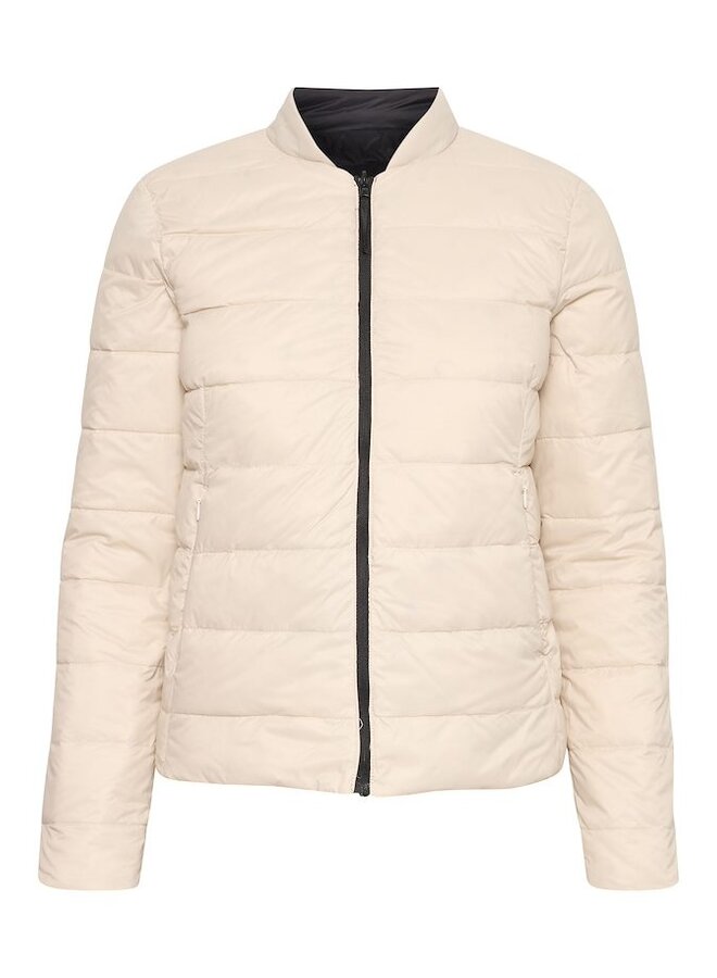 MANTEAU MAT. REVERS. NOIR