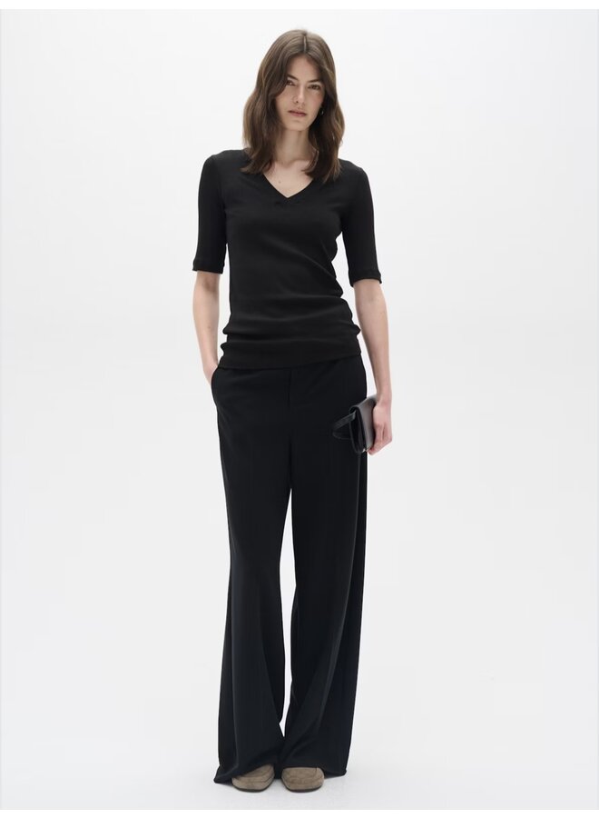 T-SHIRT DAGNA COL V NOIR