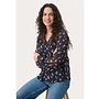 BLOUSE FLEURIE KELSIA MARINE