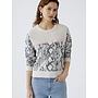 PULL SERPENT BLANC/NOIR