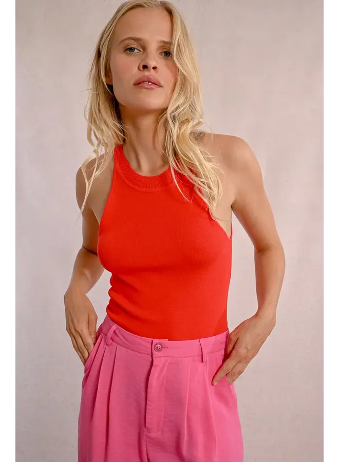 CAMI COL MONTANT ROUGE