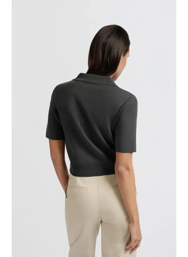 CARDIGAN POLO COURT GRIS