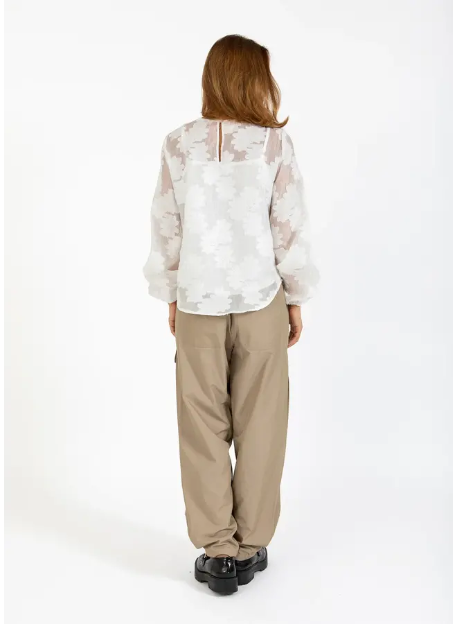 BLOUSE BLANCHE MCH BALLON