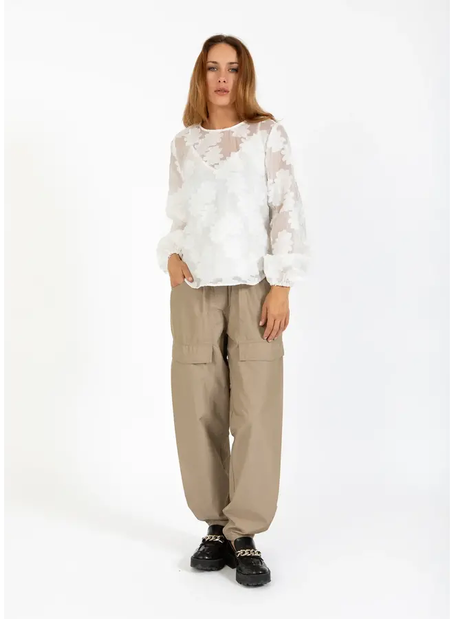 BLOUSE BLANCHE MCH BALLON