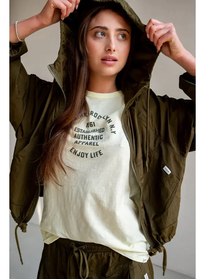 JACKET PARACHUTE ALGUE