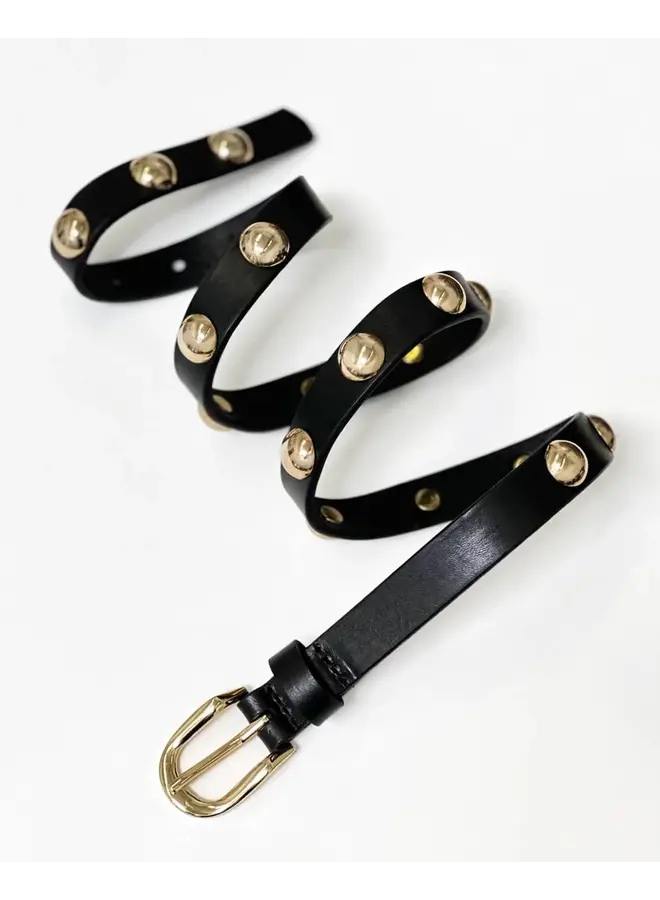 CEINTURE JONI NOIRE STUD