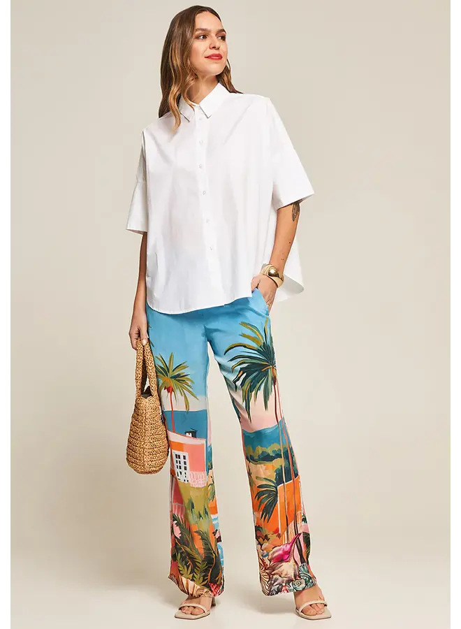 PANTALON MOU MIAMI BLEU