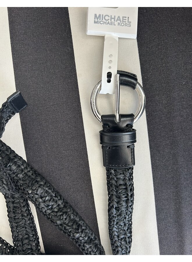 CEINTURE PAILLE NOIRE