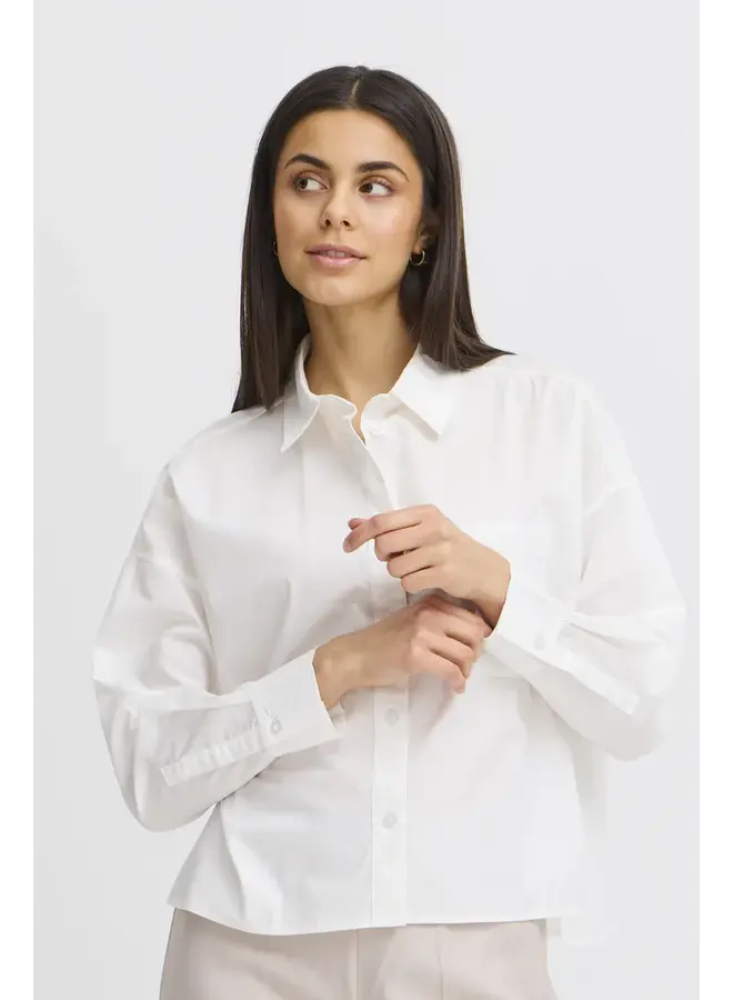 CHEMISIER BLANC FIBE