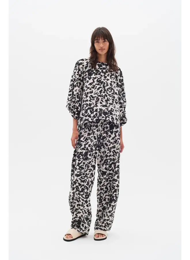 PANTALON  FAYE BEIGE/NOIR