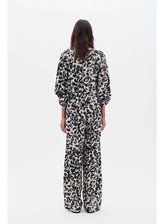 PANTALON  FAYE BEIGE/NOIR