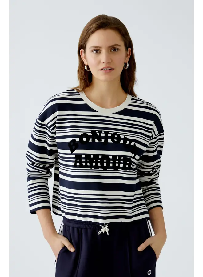 CHANDAIL BONJOUR AMOUR BLEU