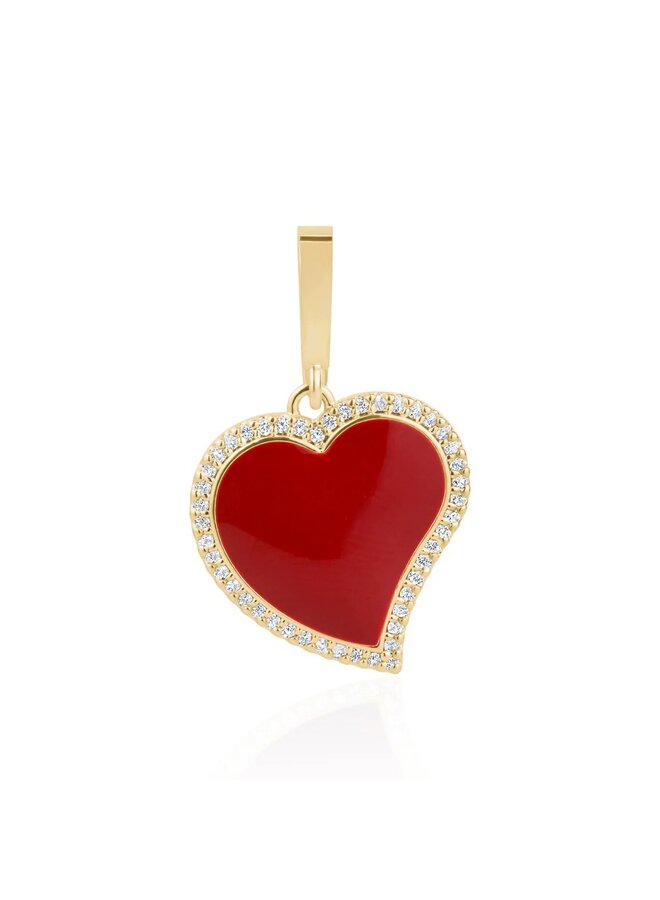 BRELOQUE COEUR ROUGE