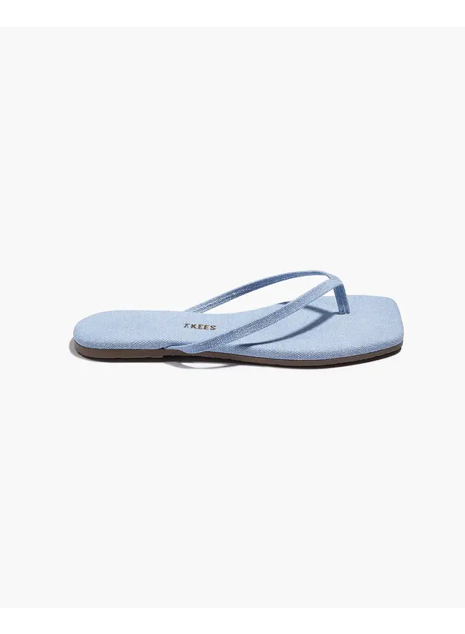 SANDALES BOUT CARRÉ LILY DENIM