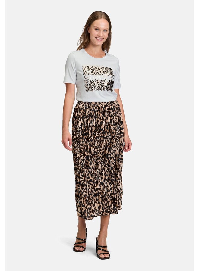 T-SHIRT "SMILE" BLANC/LÉO