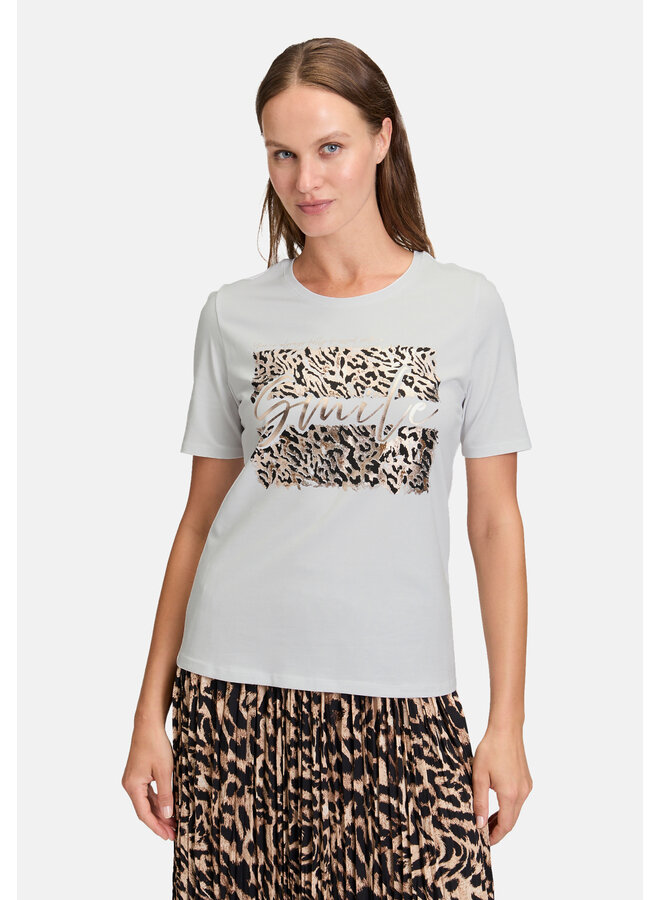 T-SHIRT "SMILE" BLANC/LÉO