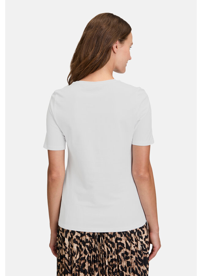 T-SHIRT "SMILE" BLANC/LÉO