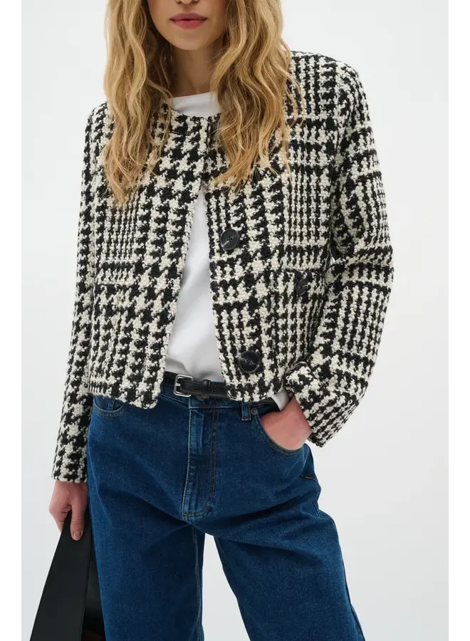 JACKET BRYA NOIR/BLANC