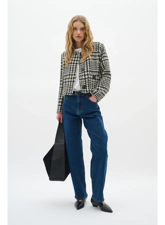 JACKET BRYA NOIR/BLANC