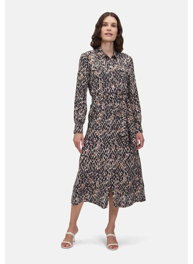 ROBE LÉOPARD CEINTURÉE