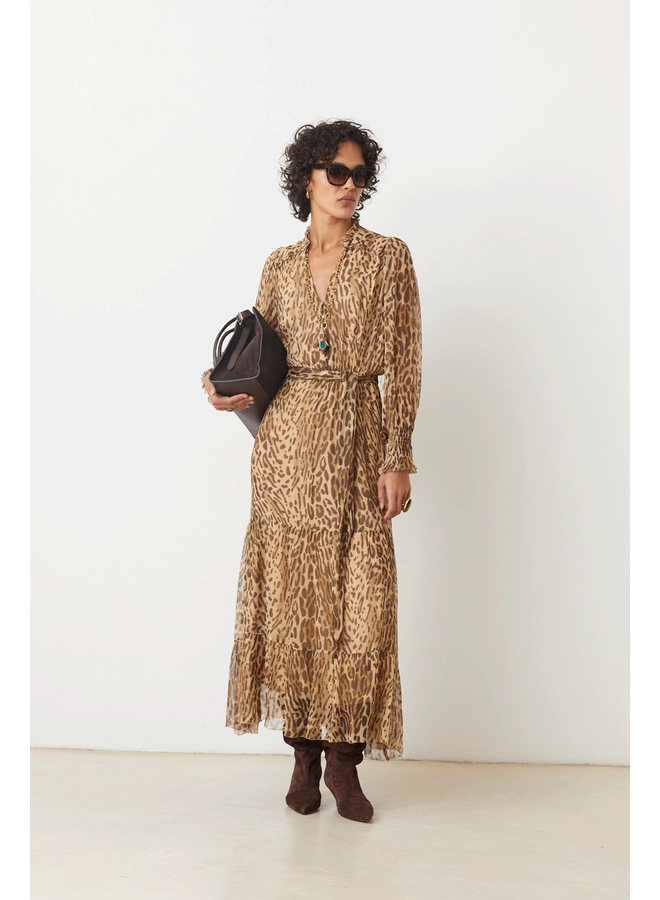 ROBE COSMOS LÉOPARD