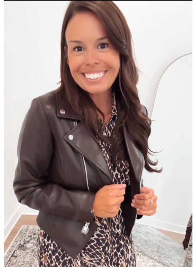 MANTEAU PASCALE BRUN FONCÉ