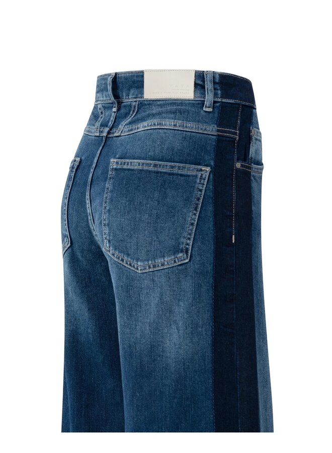 JEANS JAMBE LARGE BLEU FONCÉ