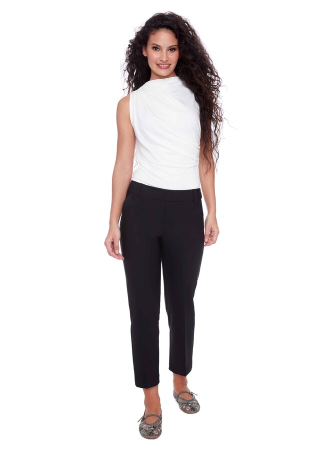 PANTALON SHARON CROP NOIR