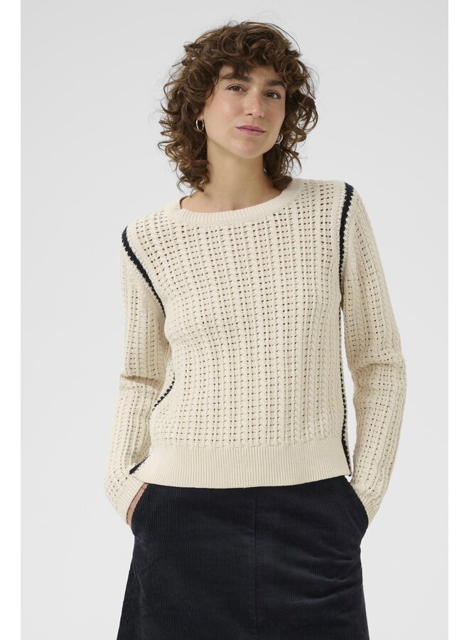 TRICOT DE COTON SELINIA CRÈME