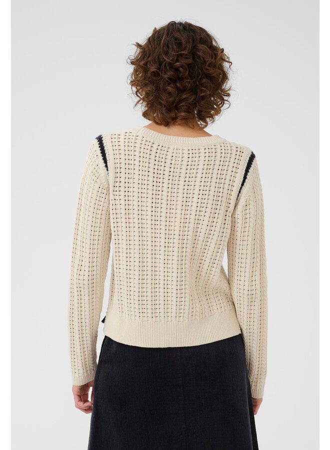 TRICOT DE COTON SELINIA CRÈME