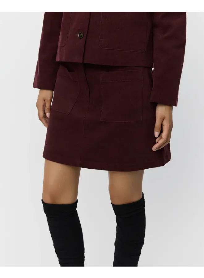 JUPE COURTE PRUNE