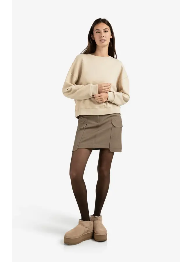 JUPE CARGO TAUPE
