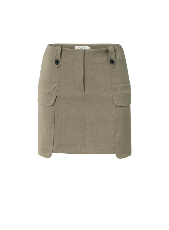 JUPE CARGO TAUPE