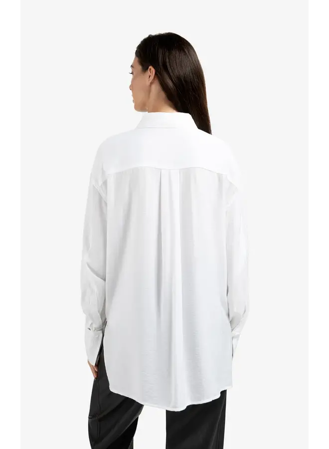 BLOUSE BLANCHE COL AMOVIBLE