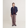 PANTALON JACQUARD AUBERGINE