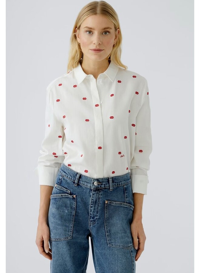 BLOUSE LÈVRES ROUGES