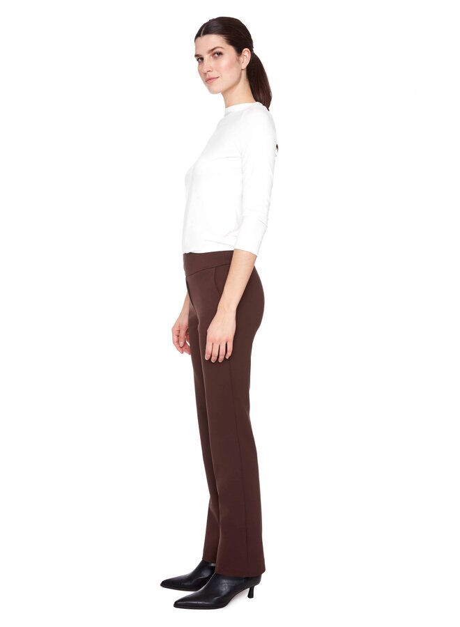 PANTALON FLARE BRUN