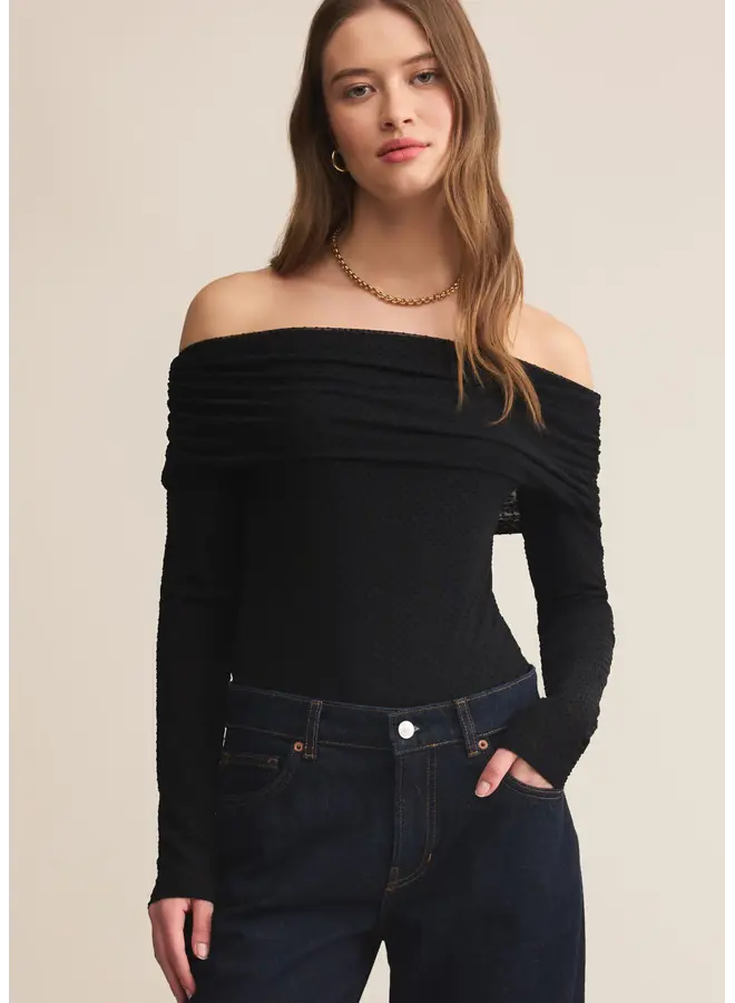 HAUT WHIMSY MESH NOIR