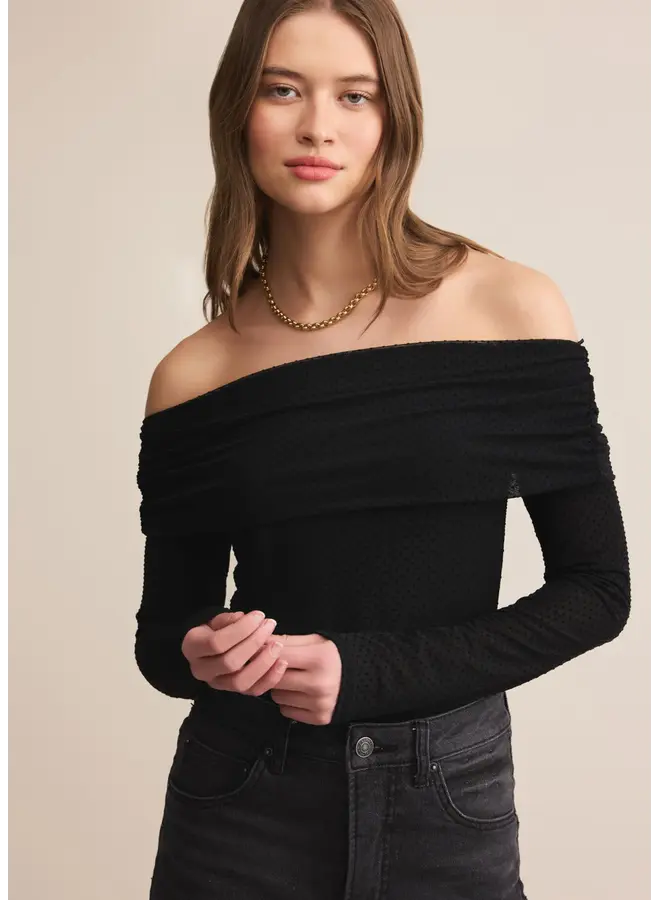 HAUT WHIMSY MESH NOIR