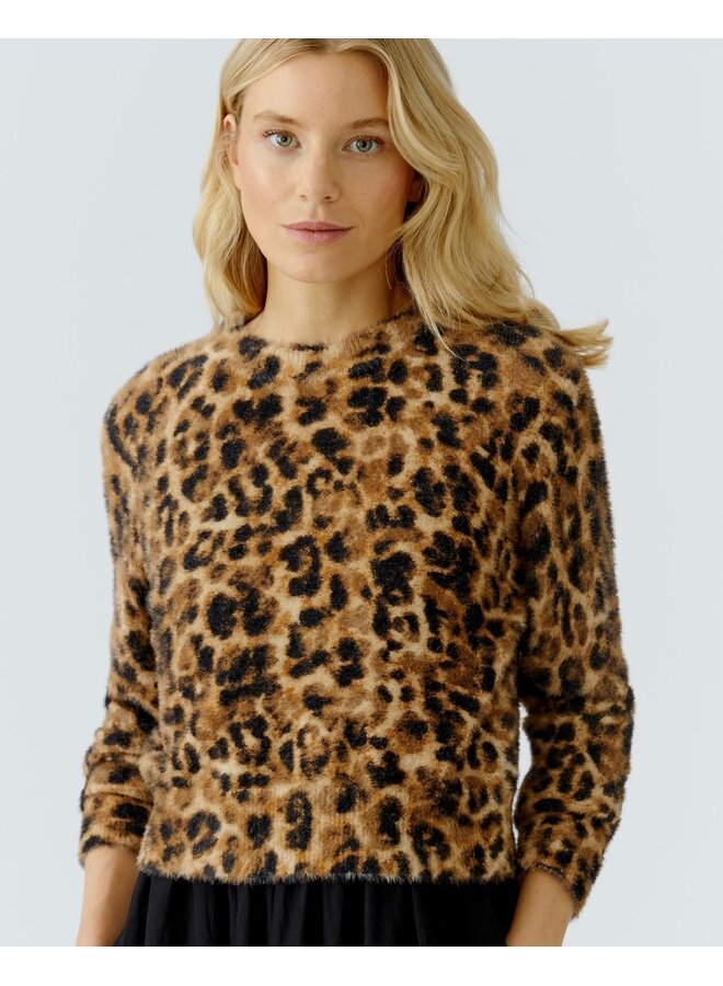 CHANDAIL DOUX LÉOPARD