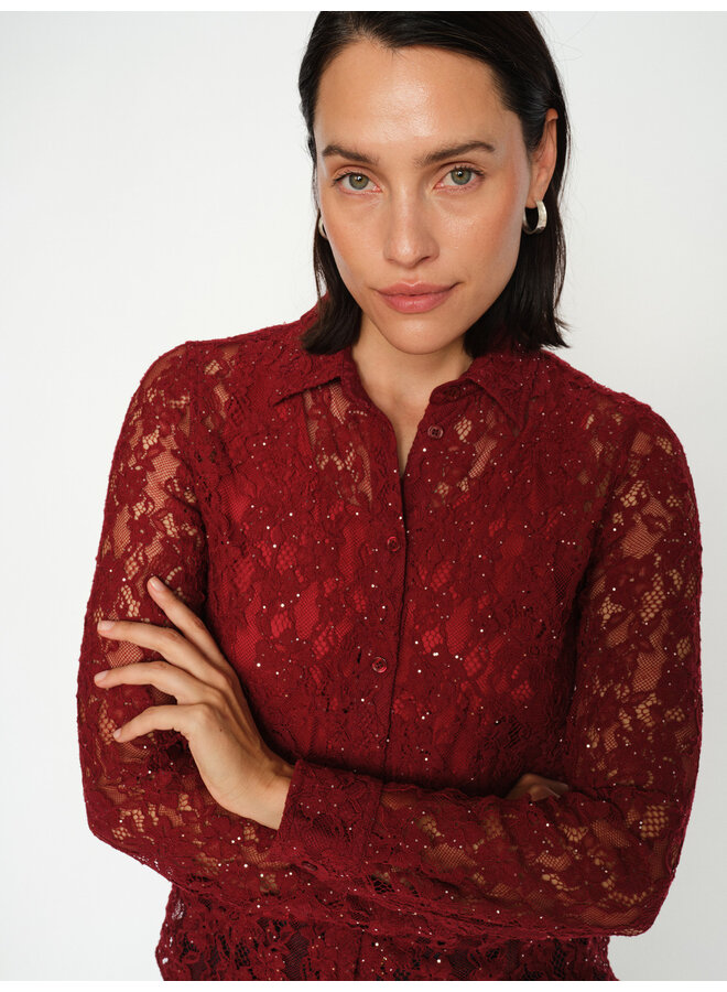 BLOUSE KETHER BORDEAUX