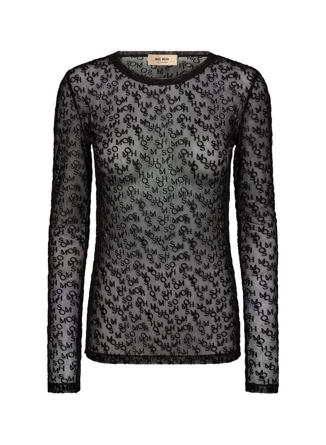 HAUT MESH LORETTA NOIR