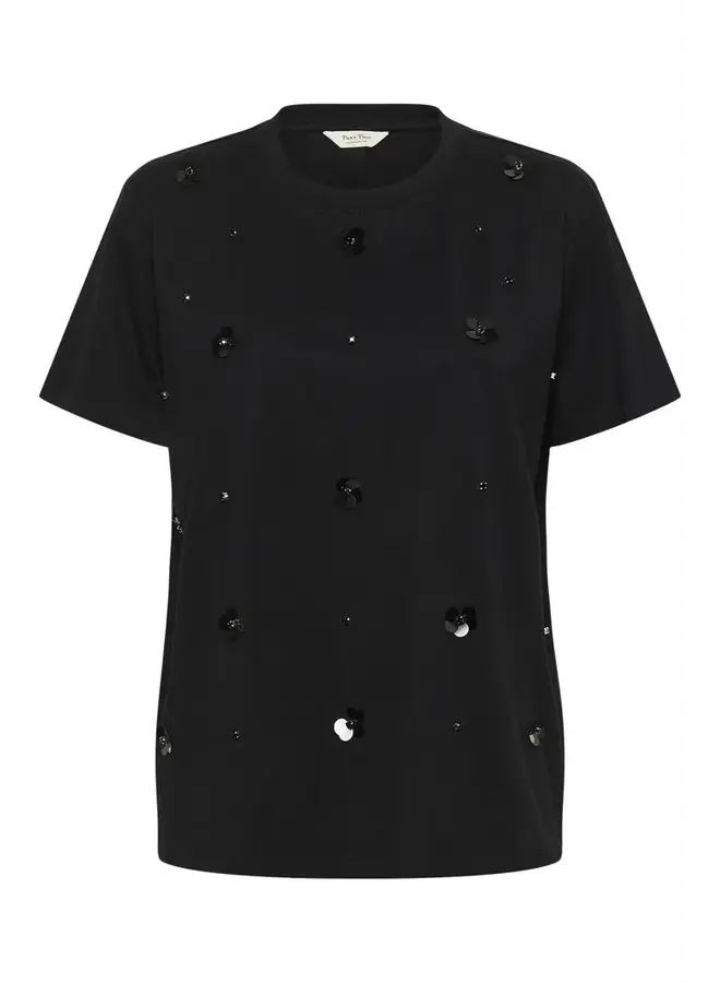 HAUT JAMINA NOIR À SEQUINS