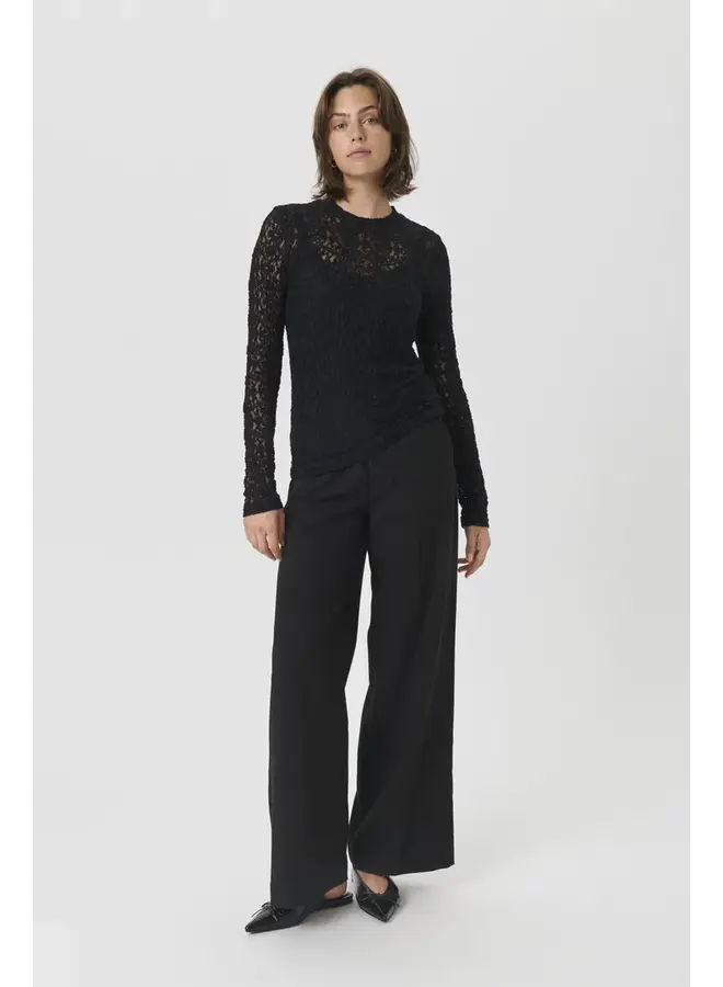 HAUT NOIR VENETIA DENTELLE