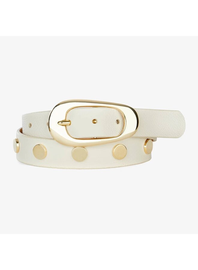 CEINTURE KOY CRÈME OR