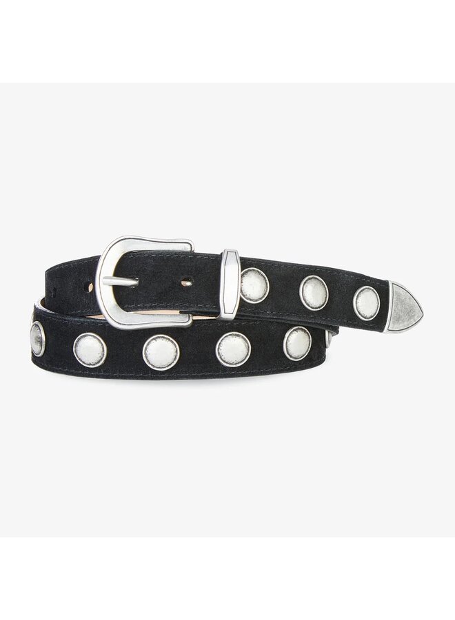 CEINTURE SEZIM NOIR SUÈDE