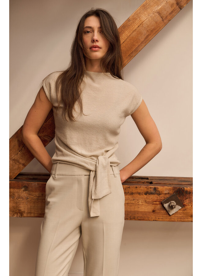 DÉBARDEUR NOEUD PAILLETÉ NUAGE